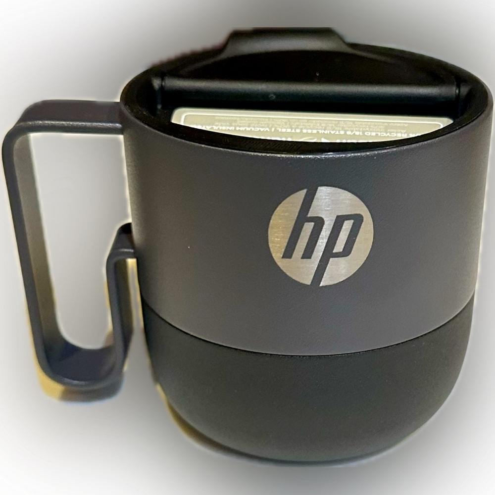 KLEAN KANTEEN 14oz COFFEE RISE MUG 18/8 STAINLESS STEEL VACUUM INSULATED HP LOGO